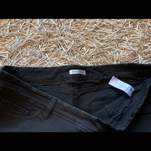 Revolution Black Denim Jegging - Picture 4 of 8